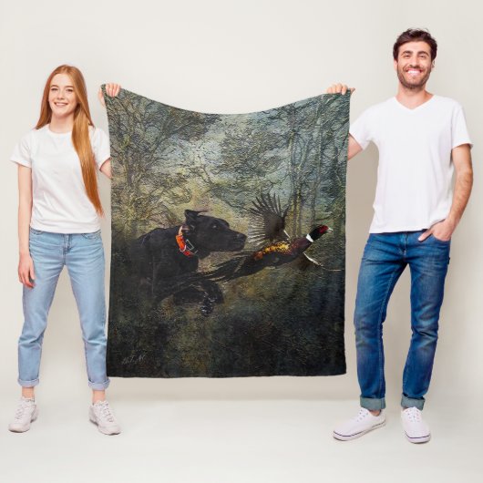 GSP 、狩りキジ フリースブランケット (インサイチュ)