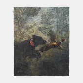 GSP 、狩りキジ フリースブランケット (正面)