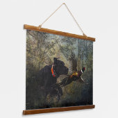 GSP 、狩りキジ 吊り下げ型タペストリー (傾斜あり)