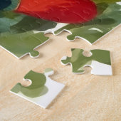 GSP Delivering Valentine's Red Roses ジグソーパズル (側面)