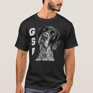 GSP German Short Haired Pointer Dog Mom Dad Best Tシャツ