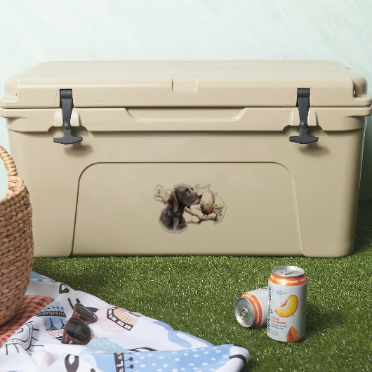 GSP Hunting Art – Precision, Passion, and Pheasant シール (クーラー)