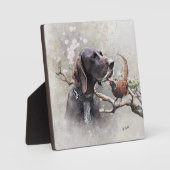 GSP Hunting Art – Precision, Passion, and Pheasant フォトプラーク (正面)