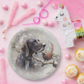 GSP Hunting Art – Precision, Passion, and Pheasant ペーパープレート (パーティー)