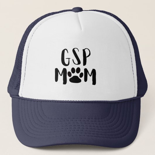 GSP Mom、ドイツ短編ポインタTシャツ キャップ (正面)