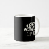 Gsp Mom For German Shorthaired Pointer Moms コーヒーマグカップ (正面右)
