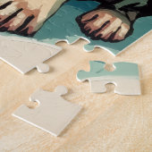 GSP Pointing at the Christmas Star Hat ジグソーパズル (側面)