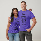 Gsus Saves Jesus Saves Chord Pun friends Tシャツ (ユニセックス)