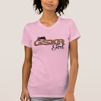 GSXRの女の子-ヒョウのプリント Tシャツ