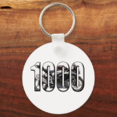 gsxr1000 blk in wht png キーホルダー (正面)