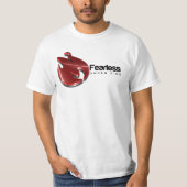 GTが付いている白いTシャツ Tシャツ (正面)