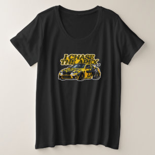 GTトラックデイレース   頂点を目指す プラスサイズTシャツ