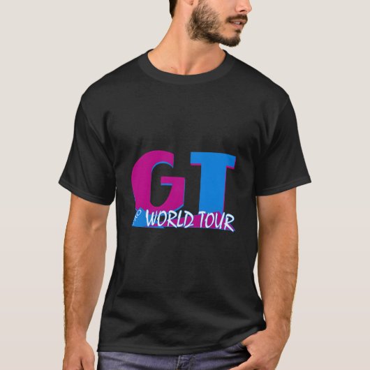 GtワールドツアーBmxグラフィックTシャツ Tシャツ (正面)