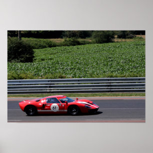 GT40 MK1ルマンクラシック ポスター