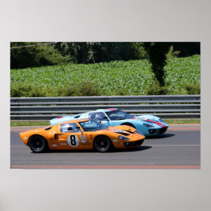 GT40 MK1ルマンクラシック ポスター