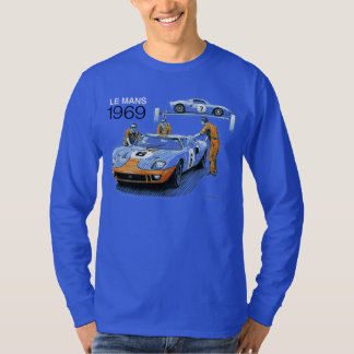 GT40sルマン1969年 Tシャツ