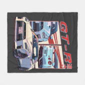 GT-R通り凡例 フリースブランケット (正面(横))