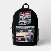 GT-R通り凡例 プリントバックパック (正面)