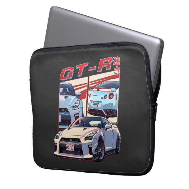 GT-R通り凡例 ラップトップスリーブ (正面左)
