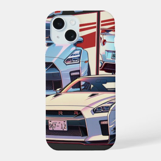 GT-R ストリート伝説 iPhone 15ケース (裏面)
