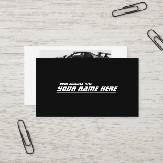 GT-R BNR34 名刺 (正面/裏面インサイチュ)