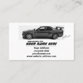 GT-R BNR34 名刺 (裏面)