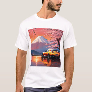 GT-R nissan japanese car  japan Tシャツ