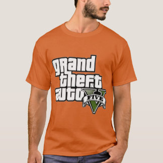 GTA5LOGOCLASSICTSHIRTCOPY retro Tシャツ