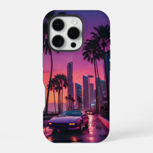 Gta 6レトロ車のドライブ電話ケース iPhone 16 proケース