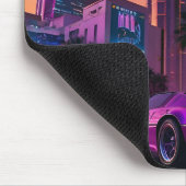 GTA 6 Vibeマウスパッド – ネオンシティサンズのレトロ車 マウスパッド (コーナー)