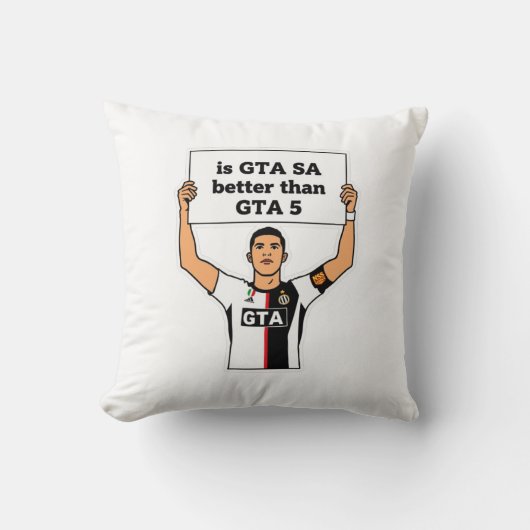 GTA SAはGTA Vより優れているという主張 クッション (正面)