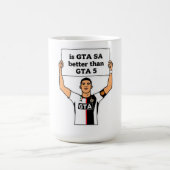 GTA SAはGTA Vより優れているという主張 コーヒーマグカップ (中央)