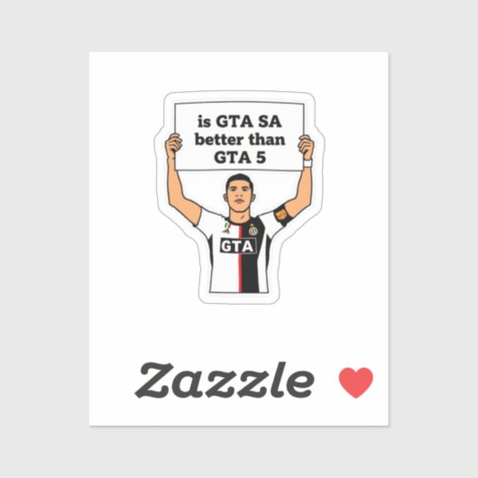 GTA SAはGTA Vより優れているという主張 シール (シート)