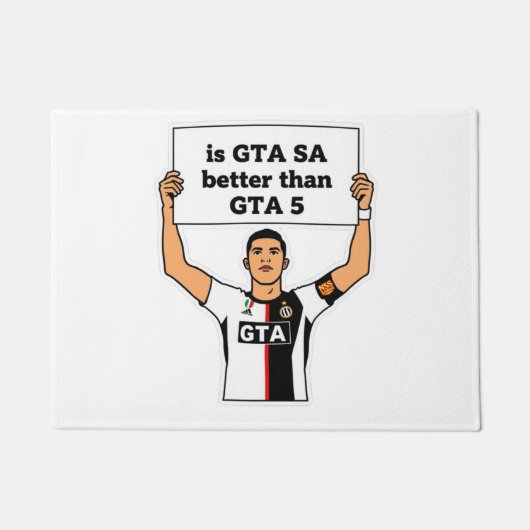 GTA SAはGTA Vより優れているという主張 ドアマット (正面)