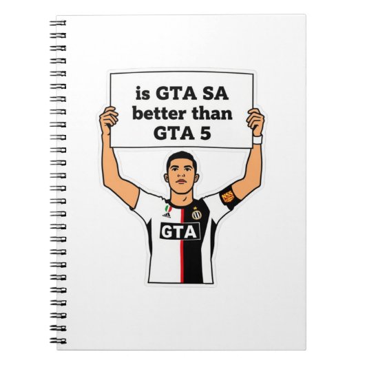 GTA SAはGTA Vより優れているという主張 ノートブック (正面)