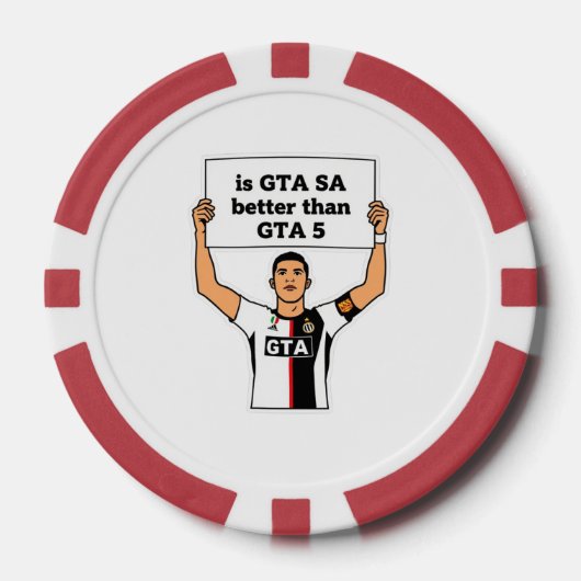GTA SAはGTA Vより優れているという主張 ポーカーチップ (正面)