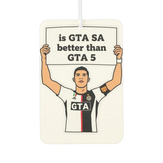 GTA SAはGTA Vより優れていると言う主張 カーエアーフレッシュナー (正面)