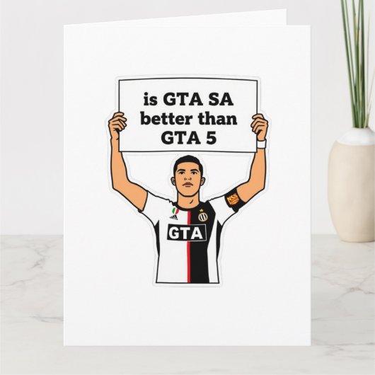 GTA SAはGTA Vより優れていると言う主張 カード (正面)