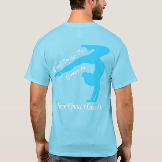 GTbay体操ピンク Tシャツ (裏面)