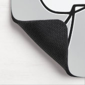 GTFOは人の激怒の顔の漫画のミームを出します マウスパッド (コーナー)