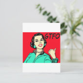 GTFOギャル ポストカード (スタンド正面)