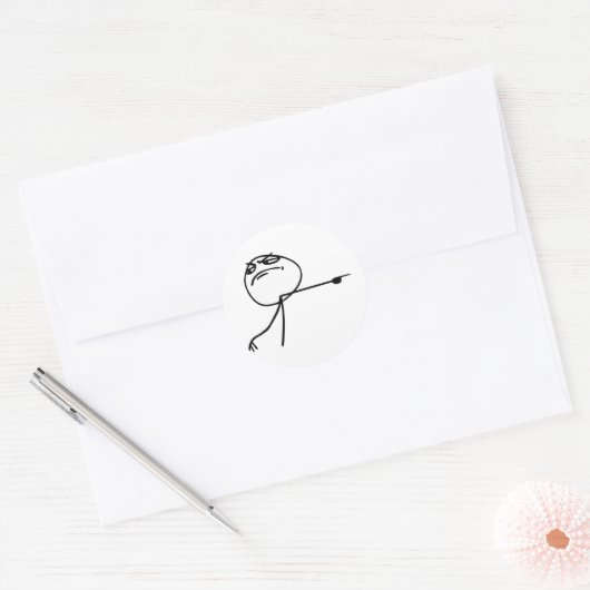 GTFO ラウンドシール (封筒)