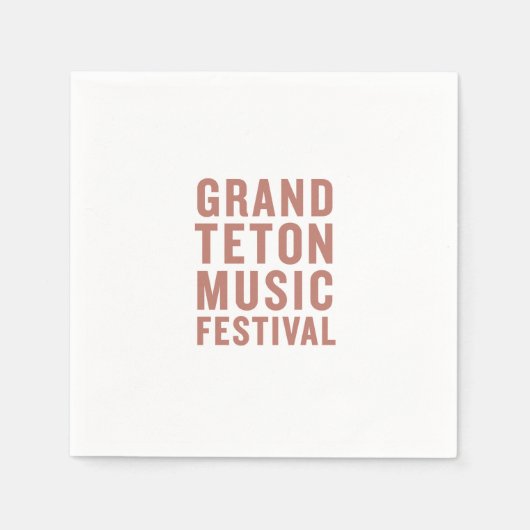 GTMFカクテルナプキンズテラコッタ スタンダードカクテルナプキン (正面)