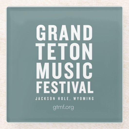 GTMFロゴコースター ガラスコースター (正面)