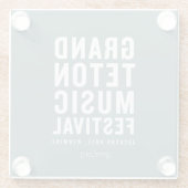 GTMFロゴコースター ガラスコースター (裏面)