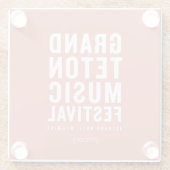 GTMFロゴコースター ガラスコースター (裏面)