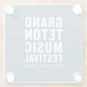 GTMFロゴコースター ガラスコースター (裏面)