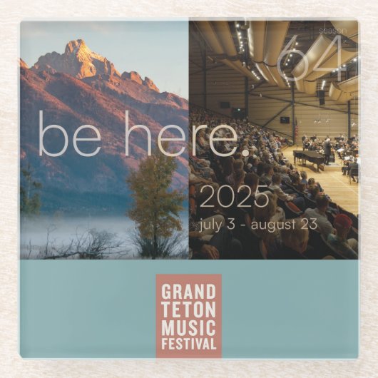 GTMF 2025コースター ガラスコースター (正面)