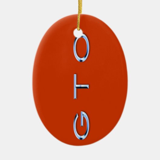 GTOのオーナメント セラミックオーナメント (正面)