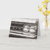 GTOのクラシック車 カード (黄色い花)